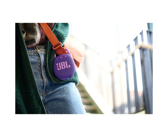 Акустическая система JBL Clip 5 Purple (JBLCLIP5PUR), изображение 7 Акустическая система JBL Clip 5 Purple (JBLCLIP5PUR), изображение 7