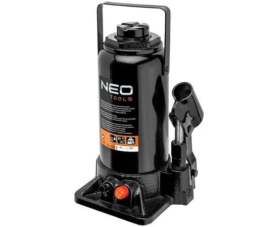 Домкрат Neo Tools гидравлический бутылочный 15т, 230-460мм (10-455), изображение 2 Домкрат Neo Tools гидравлический бутылочный 15т, 230-460мм (10-455), изображение 2