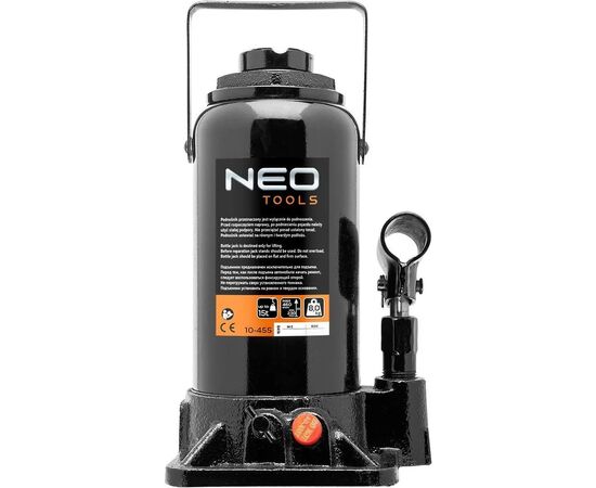 Домкрат Neo Tools гидравлический бутылочный 15т, 230-460мм (10-455), изображение 3 Домкрат Neo Tools гидравлический бутылочный 15т, 230-460мм (10-455), изображение 3