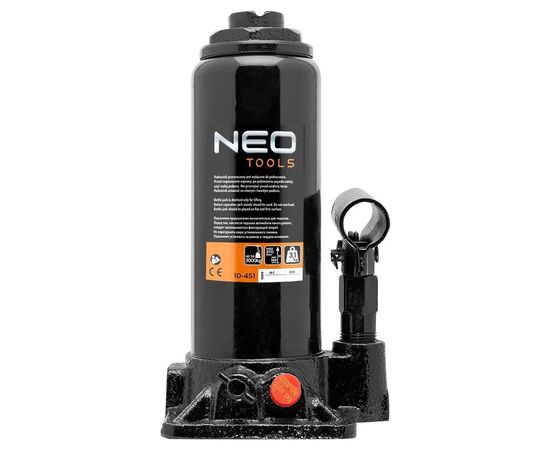 Домкрат Neo Tools гидравлический бутылочный 3т, 195-370мм (10-451), изображение 2 Домкрат Neo Tools гидравлический бутылочный 3т, 195-370мм (10-451), изображение 2