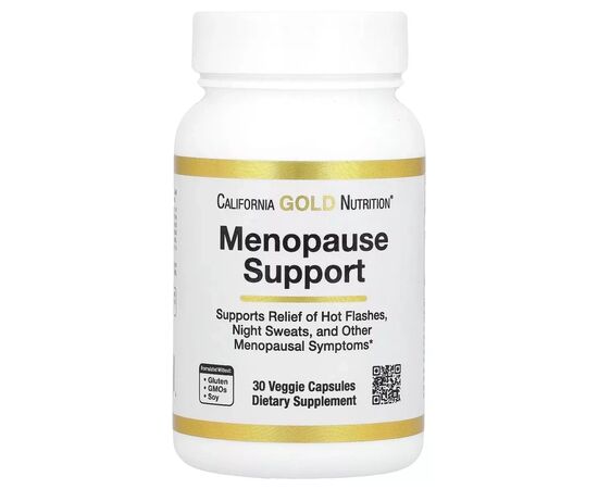 Витаминно-минеральный комплекс California Gold Nutrition Поддержка в период менопаузы, Menopause Support, 30 вегетерианс (CGN-02061)