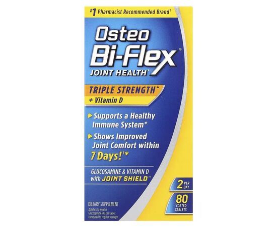 Вітамінно-мінеральний комплекс Osteo Bi-Flex Здоров'я суглобів з вітаміном Д, потрійна сила, Joint Health + (OBF-19607), зображення 2 Вітамінно-мінеральний комплекс Osteo Bi-Flex Здоров'я суглобів з вітаміном Д, потрійна сила, Joint Health + (OBF-19607), зображення 2