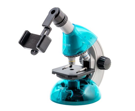 Микроскоп Sigeta Mixi с адаптером для смартфона 40x-640x Blue (65911), изображение 4 Микроскоп Sigeta Mixi с адаптером для смартфона 40x-640x Blue (65911), изображение 4