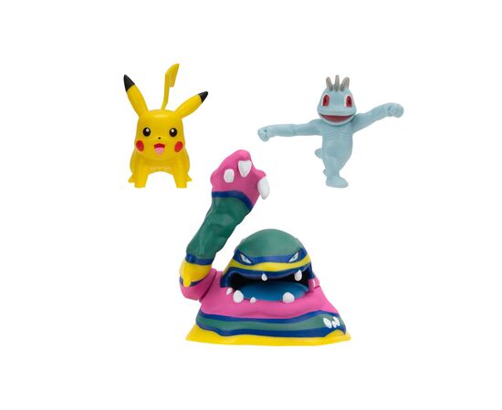 Фигурка Pokemon W19 - Мачоп, Пикачу, Алола Мак (PKW3597), изображение 2 Фигурка Pokemon W19 - Мачоп, Пикачу, Алола Мак (PKW3597), изображение 2