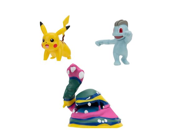 Фигурка Pokemon W19 - Мачоп, Пикачу, Алола Мак (PKW3597), изображение 3 Фигурка Pokemon W19 - Мачоп, Пикачу, Алола Мак (PKW3597), изображение 3