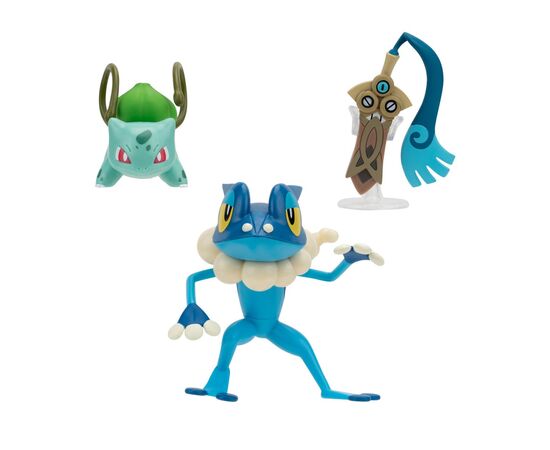 Фигурка Pokemon W19 - Хонэдж, Бульбазавр, Фрогадир (PKW3599), изображение 2 Фигурка Pokemon W19 - Хонэдж, Бульбазавр, Фрогадир (PKW3599), изображение 2