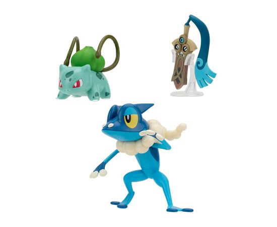 Фигурка Pokemon W19 - Хонэдж, Бульбазавр, Фрогадир (PKW3599), изображение 3 Фигурка Pokemon W19 - Хонэдж, Бульбазавр, Фрогадир (PKW3599), изображение 3