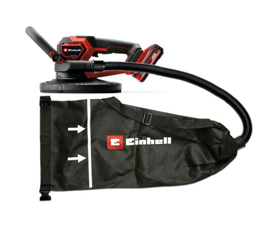 Шлифовальная машина Einhell для стен TP-DWS 18/225 Li, PXC, 18В, бесщеточная, 225мм (без АКБ и ЗУ) (4259995), изображение 7 Шлифовальная машина Einhell для стен TP-DWS 18/225 Li, PXC, 18В, бесщеточная, 225мм (без АКБ и ЗУ) (4259995), изображение 7