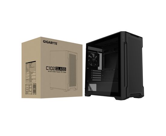 Корпус GIGABYTE GIGABYTE C102 GLASS, изображение 8 Корпус GIGABYTE GIGABYTE C102 GLASS, изображение 8