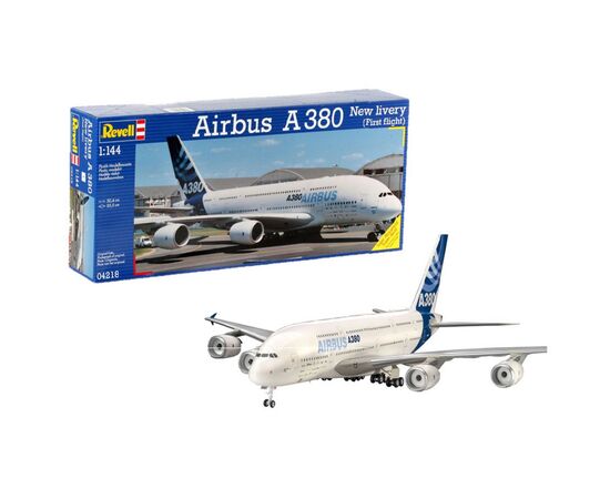 Сборная модель Revell Самолет Airbus A380 Первый полет уровень 5 масштаб 1:144 (RVL-04218), изображение 8 Сборная модель Revell Самолет Airbus A380 Первый полет уровень 5 масштаб 1:144 (RVL-04218), изображение 8
