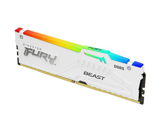 Модуль памяти для компьютера DDR5 32GB 6000 MHz Renegade White XMP Kingston Fury (ex.HyperX) (KF560C30BWA-32), изображение 2 Модуль памяти для компьютера DDR5 32GB 6000 MHz Renegade White XMP Kingston Fury (ex.HyperX) (KF560C30BWA-32), изображение 2