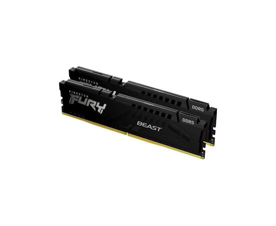 Модуль пам'яті для комп'ютера DDR5 32GB (2x16GB) 6000 MHz Beast Black XMP Kingston Fury (ex.HyperX) (KF560C30BBK2-32), зображення 2 Модуль пам'яті для комп'ютера DDR5 32GB (2x16GB) 6000 MHz Beast Black XMP Kingston Fury (ex.HyperX) (KF560C30BBK2-32), зображення 2