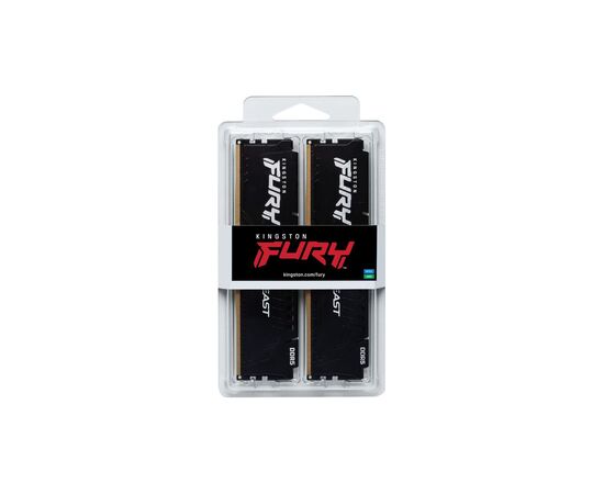 Модуль пам'яті для комп'ютера DDR5 32GB (2x16GB) 6000 MHz Beast Black XMP Kingston Fury (ex.HyperX) (KF560C30BBK2-32), зображення 5 Модуль пам'яті для комп'ютера DDR5 32GB (2x16GB) 6000 MHz Beast Black XMP Kingston Fury (ex.HyperX) (KF560C30BBK2-32), зображення 5