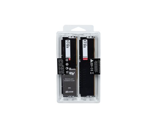 Модуль пам'яті для комп'ютера DDR5 32GB (2x16GB) 6000 MHz Beast Black XMP Kingston Fury (ex.HyperX) (KF560C30BBK2-32), зображення 6 Модуль пам'яті для комп'ютера DDR5 32GB (2x16GB) 6000 MHz Beast Black XMP Kingston Fury (ex.HyperX) (KF560C30BBK2-32), зображення 6