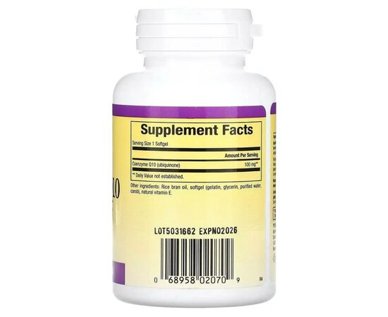 Антиоксидант Natural Factors Коэнзим Q10, 100 мг, Coenzyme Q10, 30 гелевых капсул (NFS-02070), изображение 2 Антиоксидант Natural Factors Коэнзим Q10, 100 мг, Coenzyme Q10, 30 гелевых капсул (NFS-02070), изображение 2