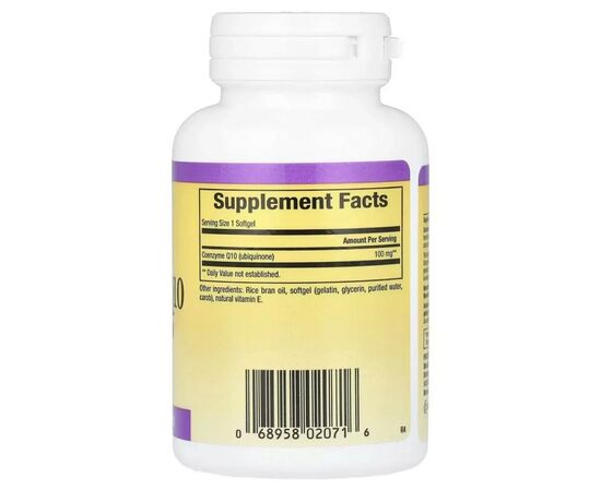 Антиоксидант Natural Factors Коэнзим Q10, 100 мг, Coenzyme Q10, 60 гелевых капсул (NFS-02071), изображение 2 Антиоксидант Natural Factors Коэнзим Q10, 100 мг, Coenzyme Q10, 60 гелевых капсул (NFS-02071), изображение 2