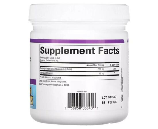 Минералы Natural Factors Магний цитрат в порошке, вкус ягод, Stress-Relax, Magnesium Citrate, 25 (NFS-03540), изображение 2 Минералы Natural Factors Магний цитрат в порошке, вкус ягод, Stress-Relax, Magnesium Citrate, 25 (NFS-03540), изображение 2