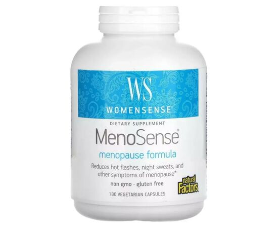 Витаминно-минеральный комплекс Natural Factors Поддержка при менопаузе, WomenSense, MenoSense, Menopause Formula, 180 вег (NFS-04951)