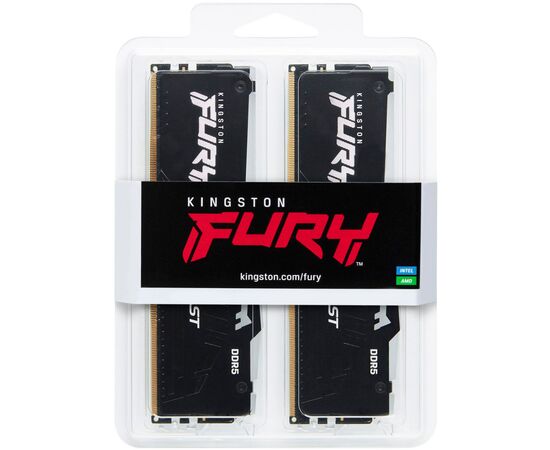 Модуль памяти для компьютера DDR5 16GB (2x8GB) 6000 MHz Beast RGB XMP Kingston Fury (ex.HyperX) (KF560C30BBAK2-16), изображение 5 Модуль памяти для компьютера DDR5 16GB (2x8GB) 6000 MHz Beast RGB XMP Kingston Fury (ex.HyperX) (KF560C30BBAK2-16), изображение 5