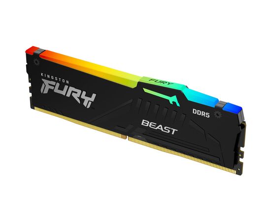 Модуль пам'яті для комп'ютера DDR5 16GB 6400 MHz Beast RGB XMP Kingston Fury (ex.HyperX) (KF564C32BBA-16), зображення 2 Модуль пам'яті для комп'ютера DDR5 16GB 6400 MHz Beast RGB XMP Kingston Fury (ex.HyperX) (KF564C32BBA-16), зображення 2