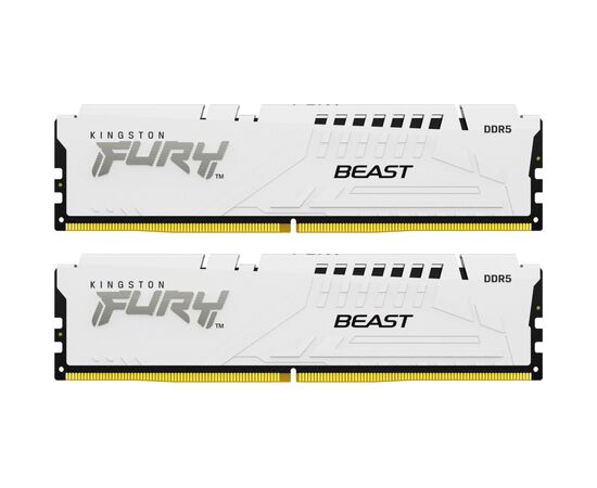 Модуль памяти для компьютера DDR5 32GB (2x16GB) 6400 MHz Beast White XMP Kingston Fury (ex.HyperX) (KF564C32BWK2-32)