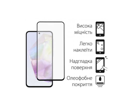 Чехол для мобильного телефона Dengos Samsung Galaxy A35 5G + Glass Pink (DG-KM-91), изображение 3