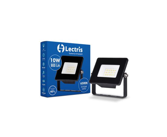 Прожектор Lectris 10W 900Лм 6500K 185-265V IP65 (1-LС-3001)