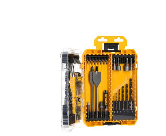 Набор сверл и бит DeWALT 100 шт, кейс Tough Case (DT70784), изображение 2 Набор сверл и бит DeWALT 100 шт, кейс Tough Case (DT70784), изображение 2