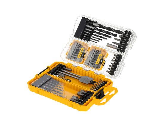 Набор сверл и бит DeWALT 100 шт, кейс Tough Case (DT70784), изображение 4 Набор сверл и бит DeWALT 100 шт, кейс Tough Case (DT70784), изображение 4