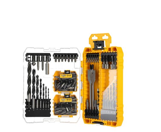 Набор сверл и бит DeWALT 100 шт, кейс Tough Case (DT70784)