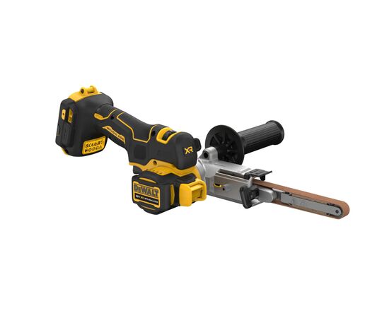 Шлифовальная машина DeWALT напильник ленточный, 18 В XR Li-lon, лента 13х457 мм, TSTAK (без АКБ и ЗУ) (DCM200NT), изображение 4 Шлифовальная машина DeWALT напильник ленточный, 18 В XR Li-lon, лента 13х457 мм, TSTAK (без АКБ и ЗУ) (DCM200NT), изображение 4