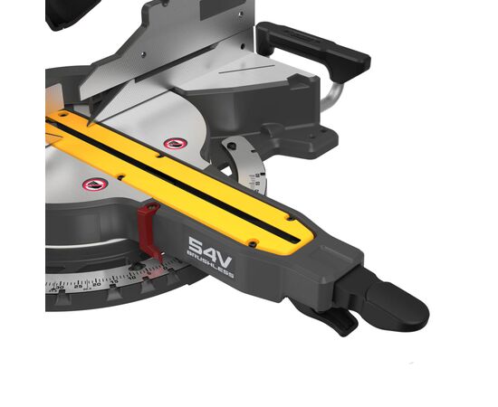 Торцовочная пила DeWALT 54В XR Li-lon, диск 305x30 мм, 3800 об/мин, XPS (без АКБ и ЗУ) (DCS781N), изображение 12 Торцовочная пила DeWALT 54В XR Li-lon, диск 305x30 мм, 3800 об/мин, XPS (без АКБ и ЗУ) (DCS781N), изображение 12