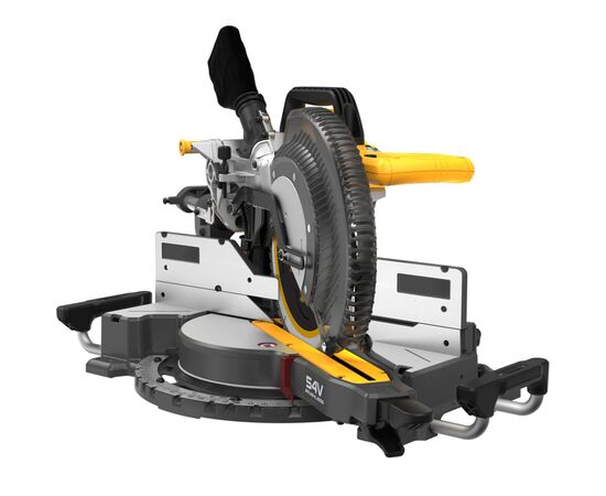Торцовочная пила DeWALT 54В XR Li-lon, диск 305x30 мм, 3800 об/мин, XPS (без АКБ и ЗУ) (DCS781N), изображение 4 Торцовочная пила DeWALT 54В XR Li-lon, диск 305x30 мм, 3800 об/мин, XPS (без АКБ и ЗУ) (DCS781N), изображение 4