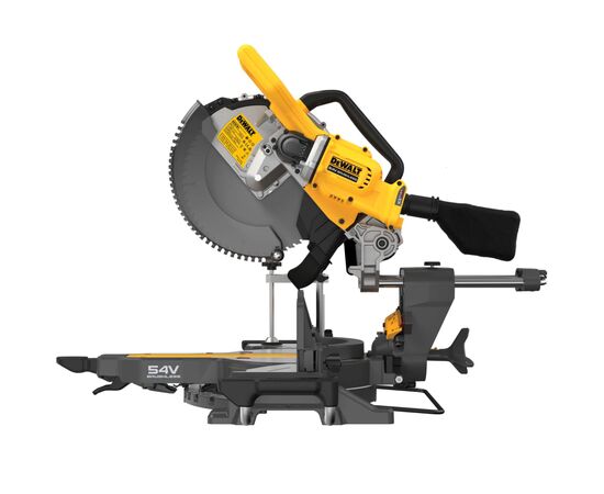 Торцовочная пила DeWALT 54В XR Li-lon, диск 305x30 мм, 3800 об/мин, XPS (без АКБ и ЗУ) (DCS781N), изображение 7 Торцовочная пила DeWALT 54В XR Li-lon, диск 305x30 мм, 3800 об/мин, XPS (без АКБ и ЗУ) (DCS781N), изображение 7