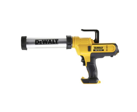 Пистолет для герметика DeWALT 18В XR Li-lon, контейнер 300 - 400 мл (без АКБ и ЗУ) (DCE571N), изображение 2 Пистолет для герметика DeWALT 18В XR Li-lon, контейнер 300 - 400 мл (без АКБ и ЗУ) (DCE571N), изображение 2