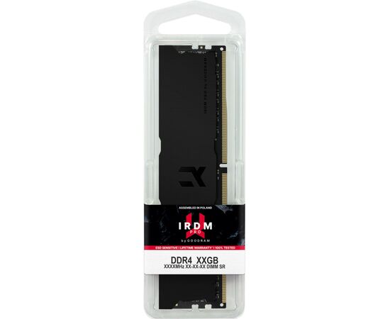 Модуль памяти для компьютера DDR4 32GB (2x16GB) 3600 MHz IRDM Pro Deep Black Goodram (IRP-K3600D4V64L18S/32GDC), изображение 3 Модуль памяти для компьютера DDR4 32GB (2x16GB) 3600 MHz IRDM Pro Deep Black Goodram (IRP-K3600D4V64L18S/32GDC), изображение 3