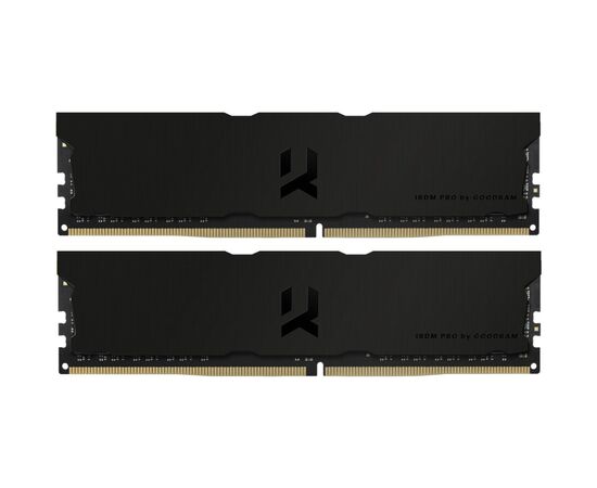 Модуль пам'яті для комп'ютера DDR4 32GB (2x16GB) 3600 MHz IRDM Pro Deep Black Goodram (IRP-K3600D4V64L18S/32GDC)
