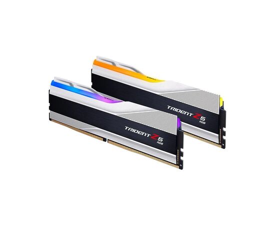 Модуль памяти для компьютера DDR5 48GB (2x24GB) 7200 MHz Trident Z5 RGB Silver G.Skill (F5-7200J3646F24GX2-TZ5RS), изображение 3 Модуль памяти для компьютера DDR5 48GB (2x24GB) 7200 MHz Trident Z5 RGB Silver G.Skill (F5-7200J3646F24GX2-TZ5RS), изображение 3