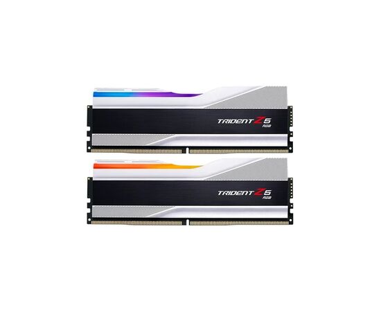 Модуль пам'яті для комп'ютера DDR5 48GB (2x24GB) 7200 MHz Trident Z5 RGB Silver G.Skill (F5-7200J3646F24GX2-TZ5RS)