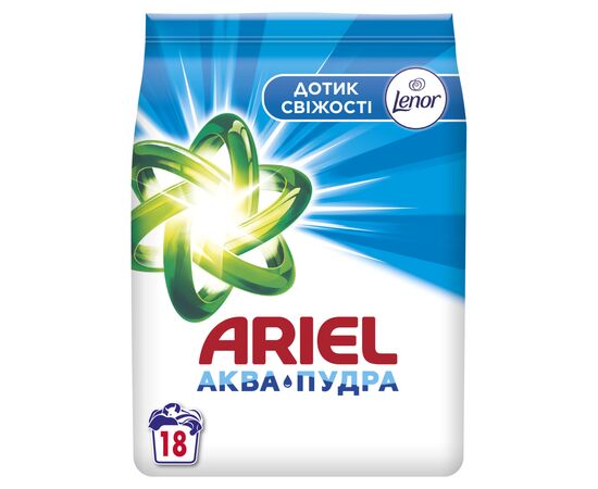 Пральний порошок Ariel Аква-Пудра Touch of Lenor 2.7 кг (8006540536766)