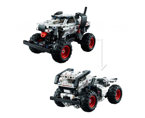 Конструктор LEGO Technic Monster Jam Monster Mutt Dalmatian 244 деталі (42150), зображення 5 Конструктор LEGO Technic Monster Jam Monster Mutt Dalmatian 244 деталі (42150), зображення 5