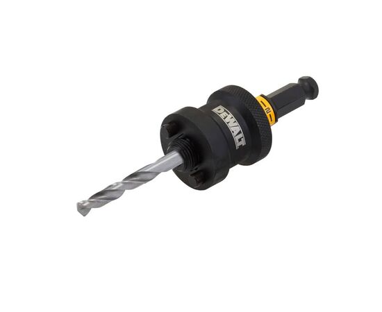 Адаптер для инструмента DeWALT держатель QUICK CHANGE для коронок (цифенборов) 32-210 мм (DT20625), изображение 3 Адаптер для инструмента DeWALT держатель QUICK CHANGE для коронок (цифенборов) 32-210 мм (DT20625), изображение 3