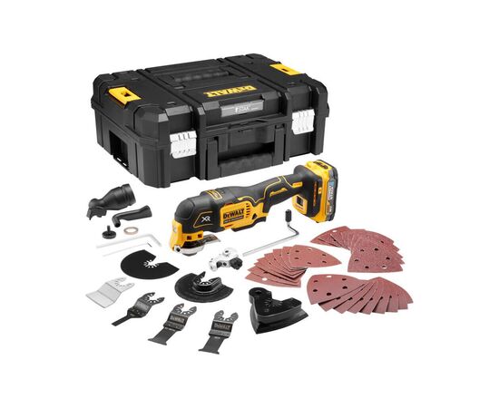 Реноватор DeWALT 18В PowerStack 1.7Ah, 20000 кол/мин, TSTAK (DCS356E1T), изображение 2 Реноватор DeWALT 18В PowerStack 1.7Ah, 20000 кол/мин, TSTAK (DCS356E1T), изображение 2