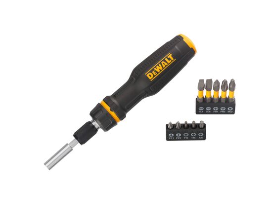 Отвертка DeWALT FULL FIT Telescoping, со сменными битами, 10 бит (DWHT68001-0), изображение 3 Отвертка DeWALT FULL FIT Telescoping, со сменными битами, 10 бит (DWHT68001-0), изображение 3