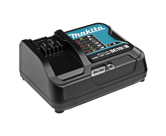 Зарядное устройство для аккумуляторов инструмента Makita DC10SB для CXT (630996-7), изображение 2 Зарядное устройство для аккумуляторов инструмента Makita DC10SB для CXT (630996-7), изображение 2