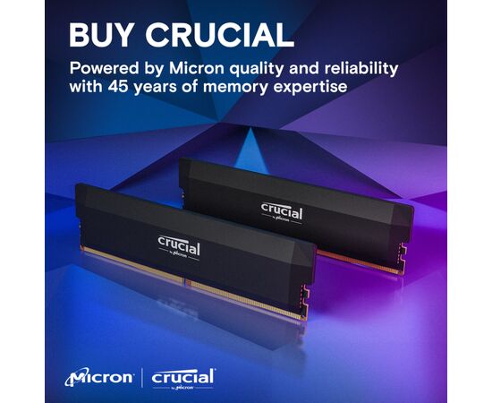 Модуль памяти для компьютера DDR5 16GB 6000 MHz Pro Overclocking Micron (CP16G60C36U5B), изображение 7 Модуль памяти для компьютера DDR5 16GB 6000 MHz Pro Overclocking Micron (CP16G60C36U5B), изображение 7