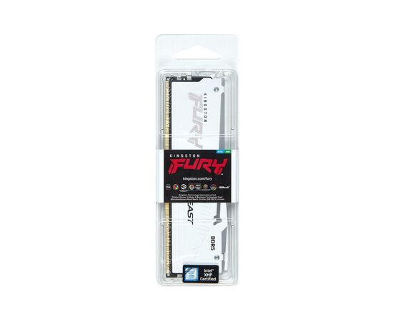Модуль памяти для компьютера DDR5 16GB 6400 MHz Beast White RGB XMP Kingston Fury (ex.HyperX) (KF564C32BWA-16), изображение 4 Модуль памяти для компьютера DDR5 16GB 6400 MHz Beast White RGB XMP Kingston Fury (ex.HyperX) (KF564C32BWA-16), изображение 4