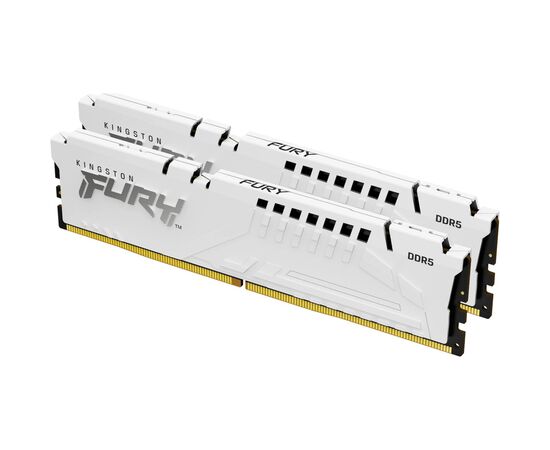Модуль памяти для компьютера DDR5 32GB (2x16GB) 6400 MHz Beast White EXPO Kingston Fury (ex.HyperX) (KF564C32BWEK2-32), изображение 2 Модуль памяти для компьютера DDR5 32GB (2x16GB) 6400 MHz Beast White EXPO Kingston Fury (ex.HyperX) (KF564C32BWEK2-32), изображение 2