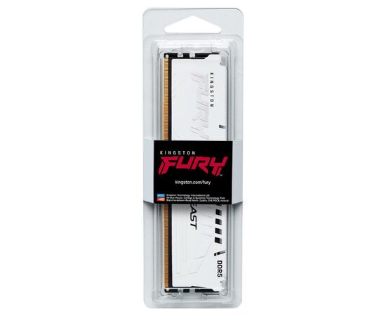 Модуль пам'яті для комп'ютера DDR5 32GB (2x16GB) 6800 MHz Beast White EXPO Kingston Fury (ex.HyperX) (KF568C34BWEK2-32), зображення 4 Модуль пам'яті для комп'ютера DDR5 32GB (2x16GB) 6800 MHz Beast White EXPO Kingston Fury (ex.HyperX) (KF568C34BWEK2-32), зображення 4