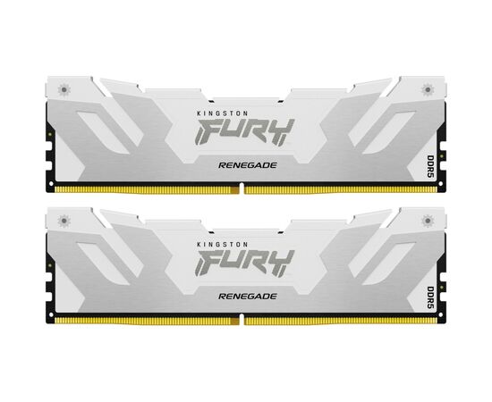Модуль памяти для компьютера DDR5 32GB (2x16GB) 7200 MHz Renegade White XMP Kingston Fury (ex.HyperX) (KF572C38RWK2-32)
